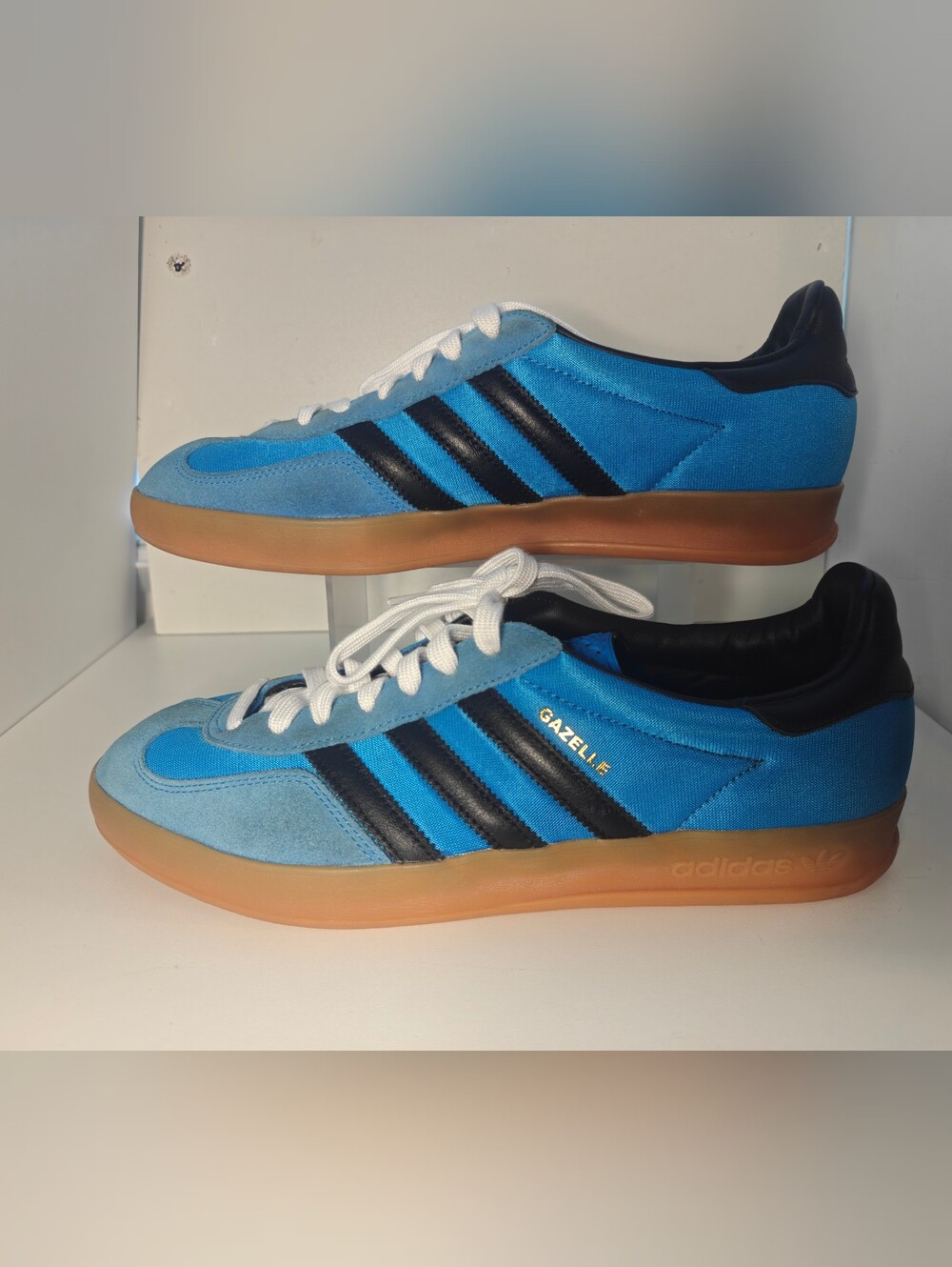 adidas Gazelle Indoor IG4998 Blue Black Gum Men’s 11.5